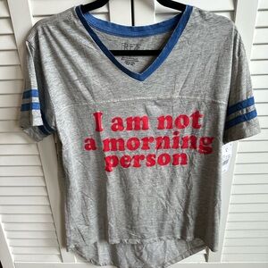 I Am Not A Morning Person Short Sleeve